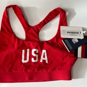 Kith Red Sports Bra Racerback Intimates